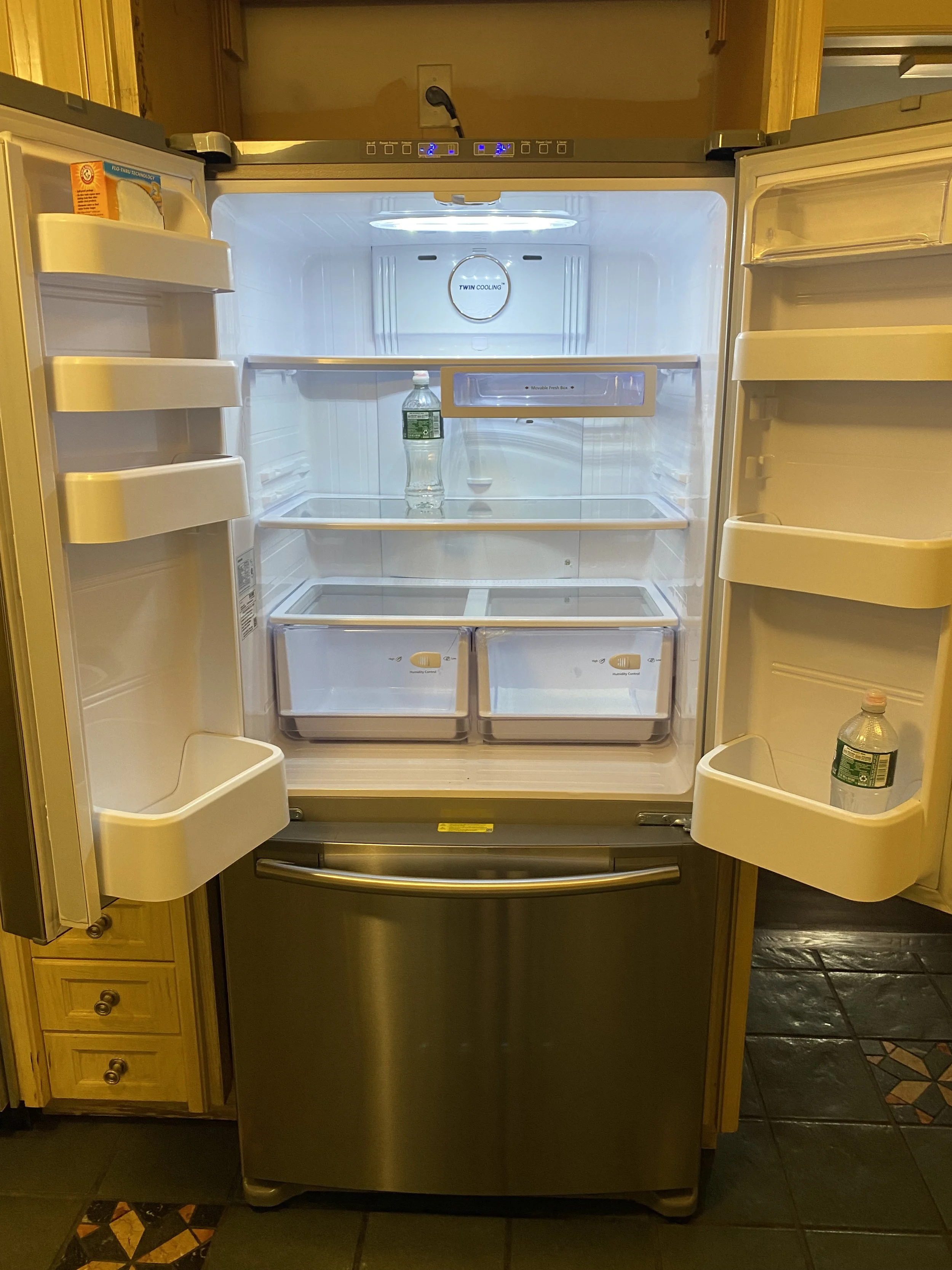 Samsung French Door Fridge Freezer Bottom Fridge — Furniture Matchmaker