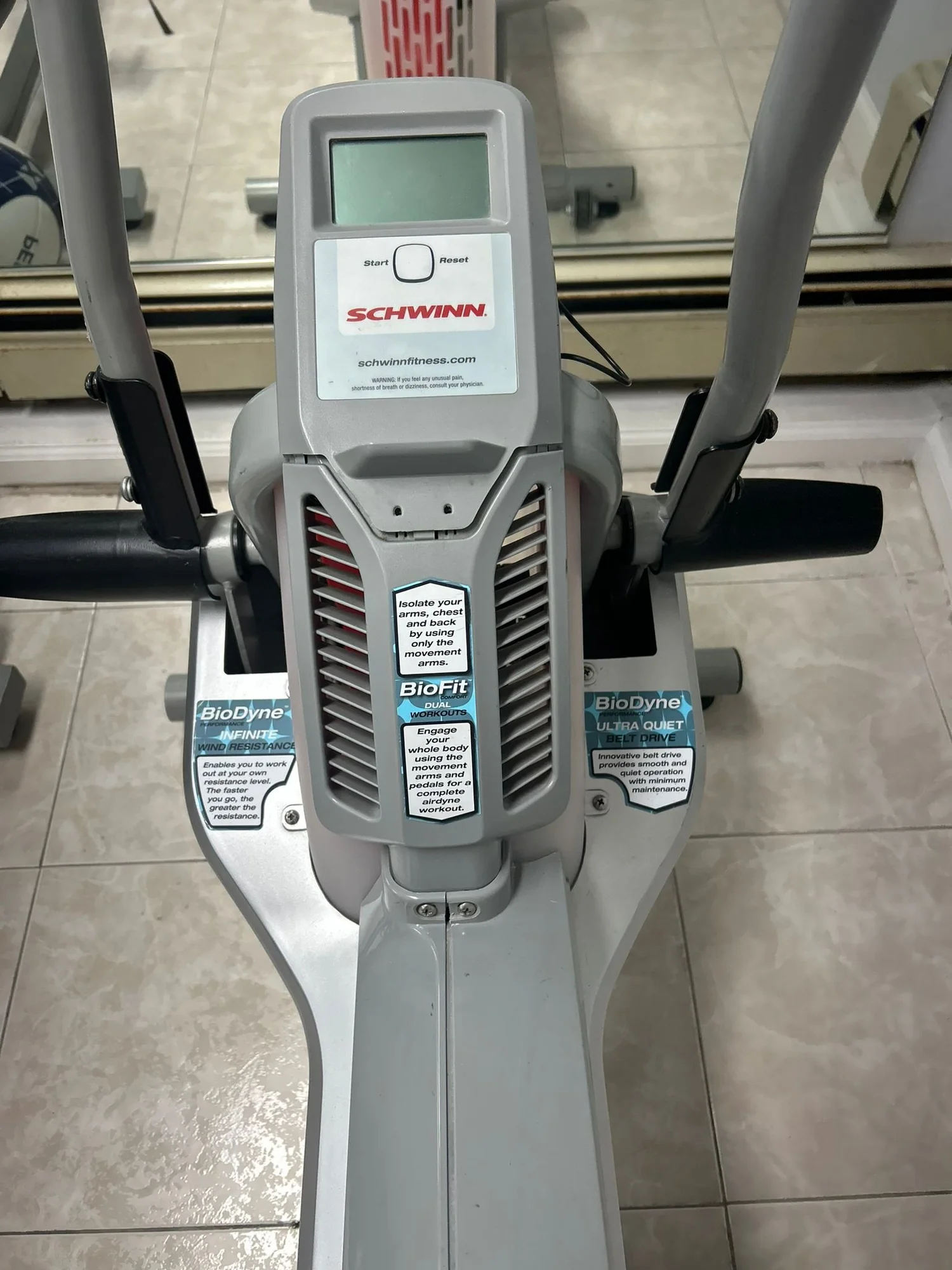 Cross Trainer Cycle Machine 6in1 Home Seated Elliptical Cross