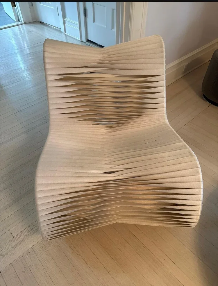 Seatbelt rocking chair