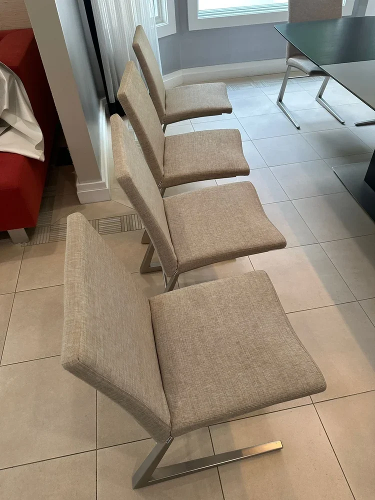Modern 10 Taupe Dining Chairs from Bo concepts