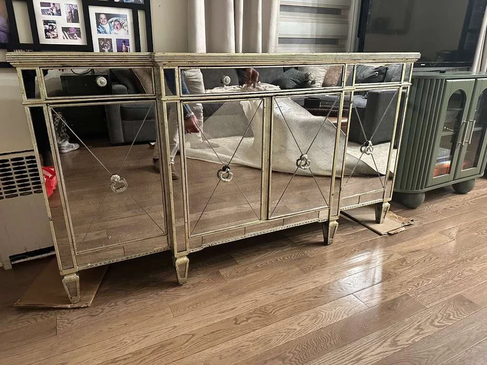 Horchow Vintage-style Mirrored Buffet