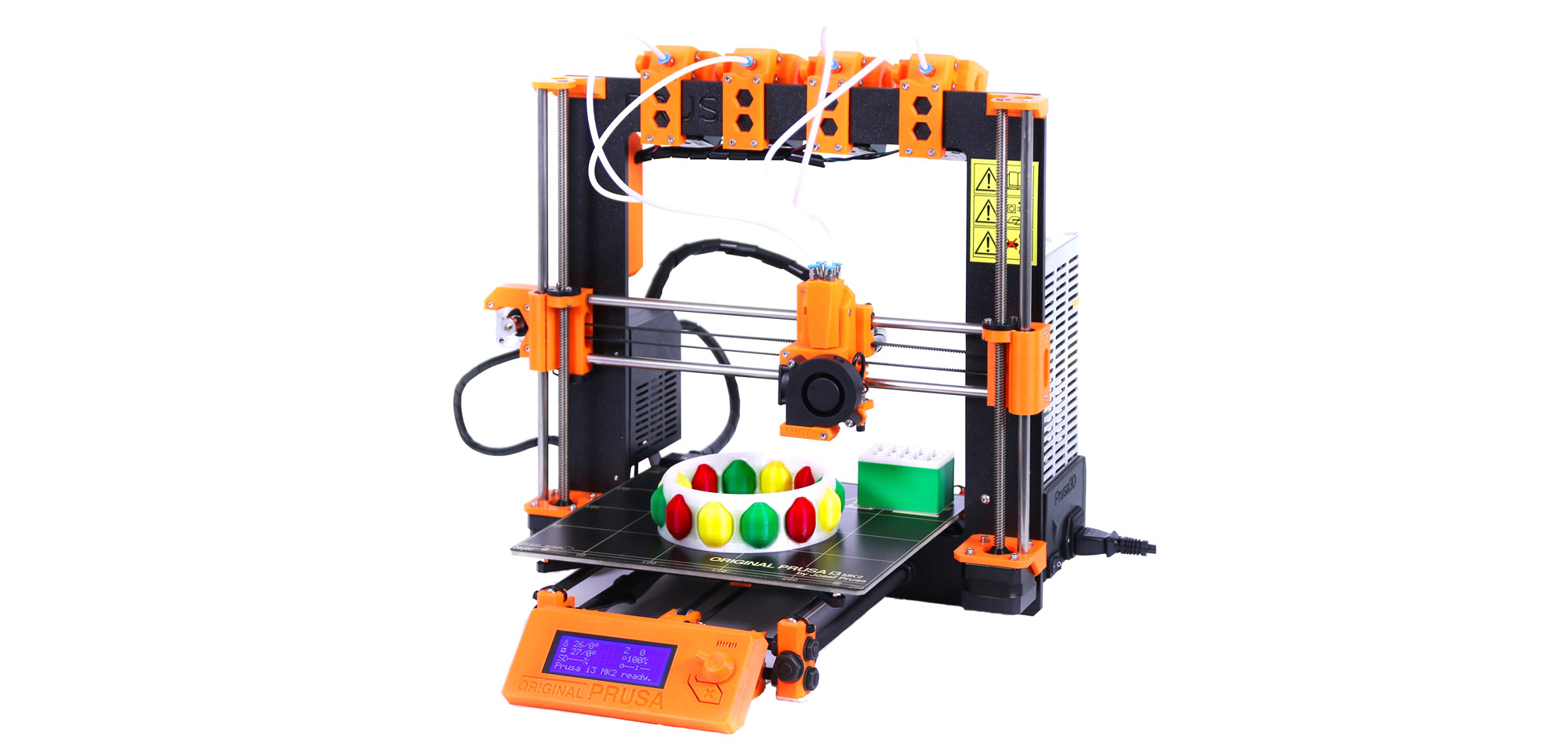 Цветной 3D принтер с одним соплом PRUSA I3 MK2 MULTI MATERIAL. Фото prusaprinters.org