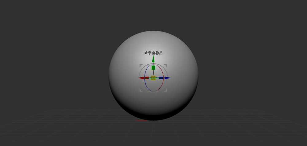Гизмо в ZBrush Core