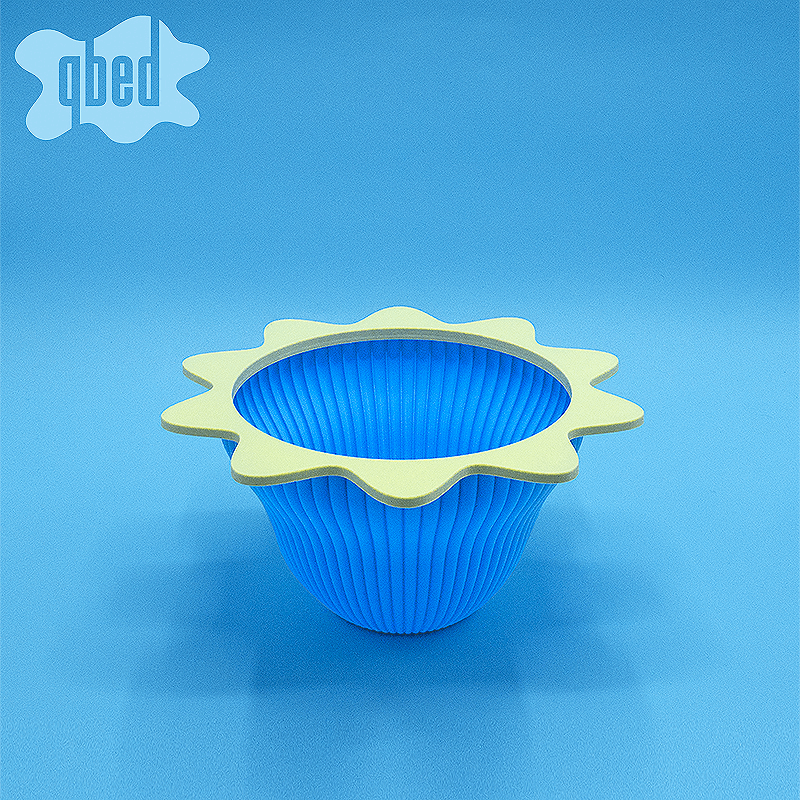 CUTE 3D PRINTABLE FLOWER BOWL VASE by qbed 6.gif