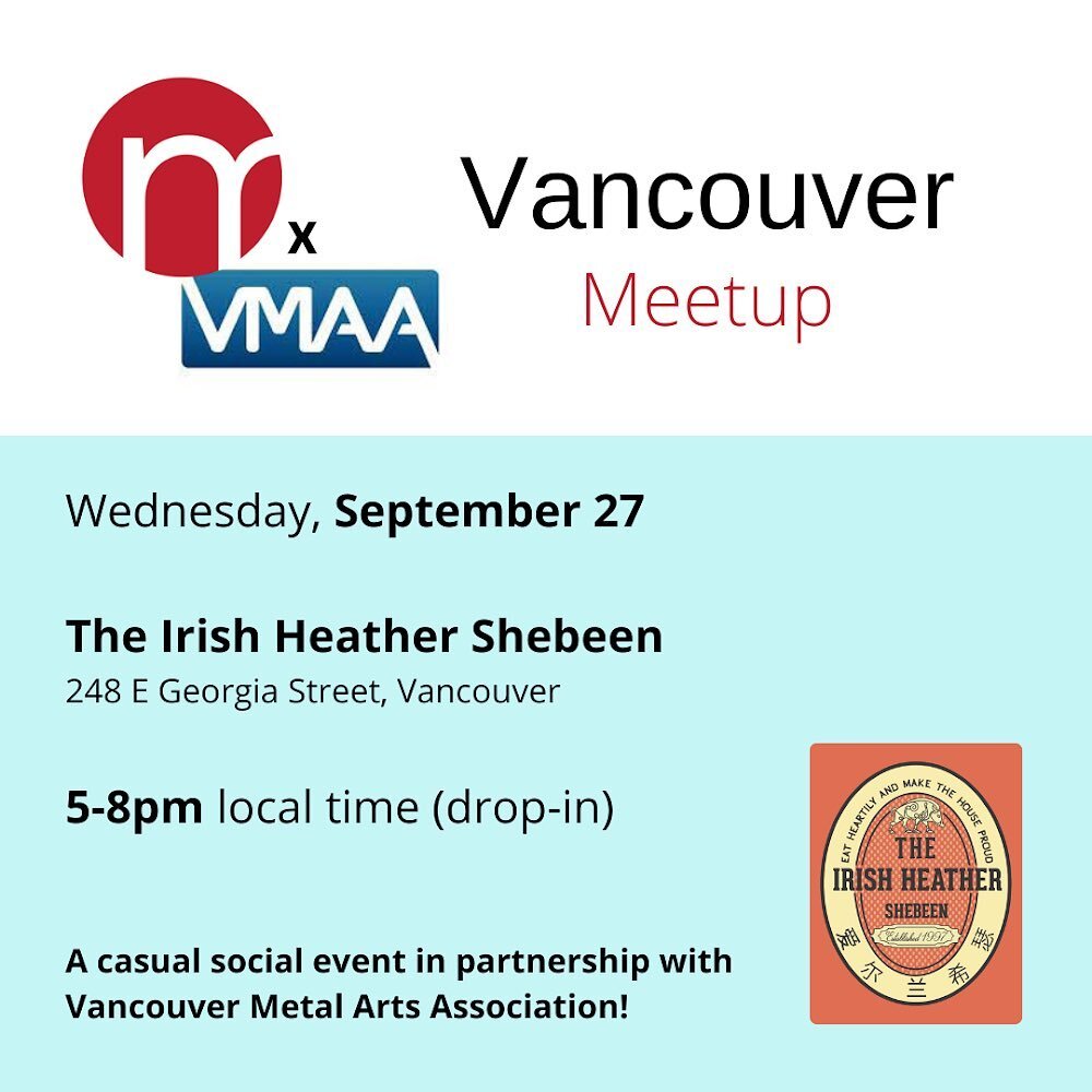 Attention Vancouver! One week until our next meetup 🥳 join @louise.perrone and @vancouvermetalarts September 27th for a casual evening with fellow smiths at The Irish Heather Shebeen. Jewellery artists, students, professors and enthusiasts welcome. 