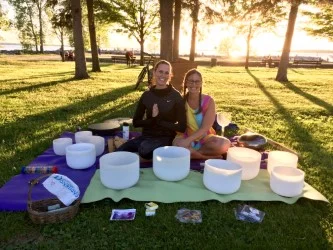 Sunset Sound Healing Yoga at Britannia Beach 