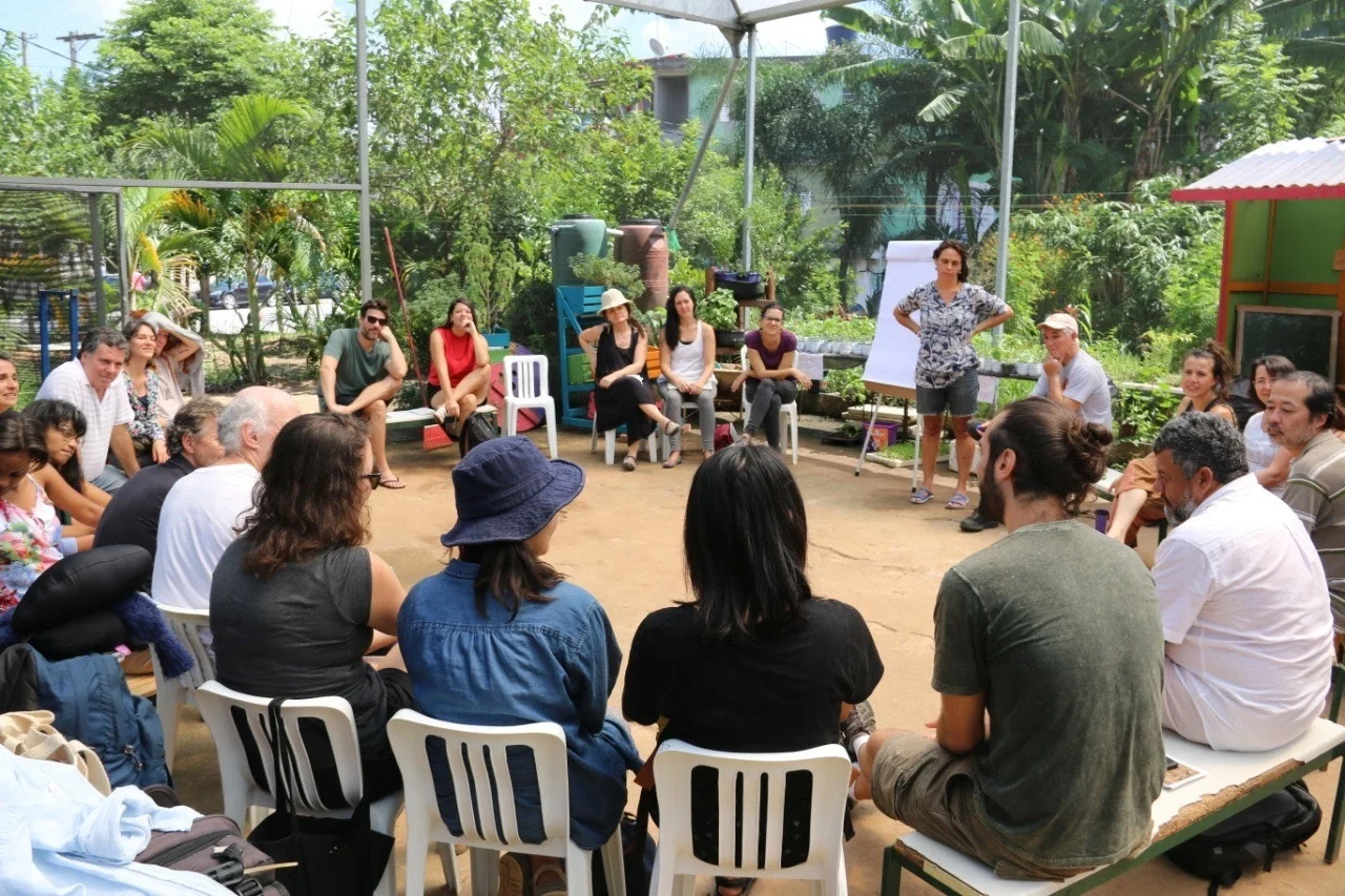The Cambia team during a Learning Journey in early 2019
