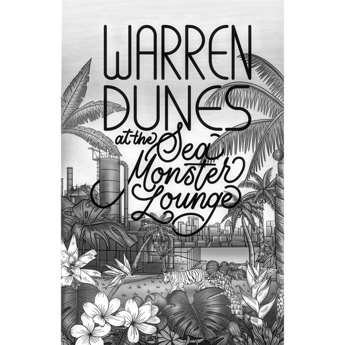 Always love helping with promo for @warrendunesband 
💙💚💛💖

Swipe to see colors and fun neon letterssssssss

#warrensdunes #warrendunesband #summervibes #heatwave #seamonsterlounge #posterdesign #posterillustration #tropicalillustration #seattlesk