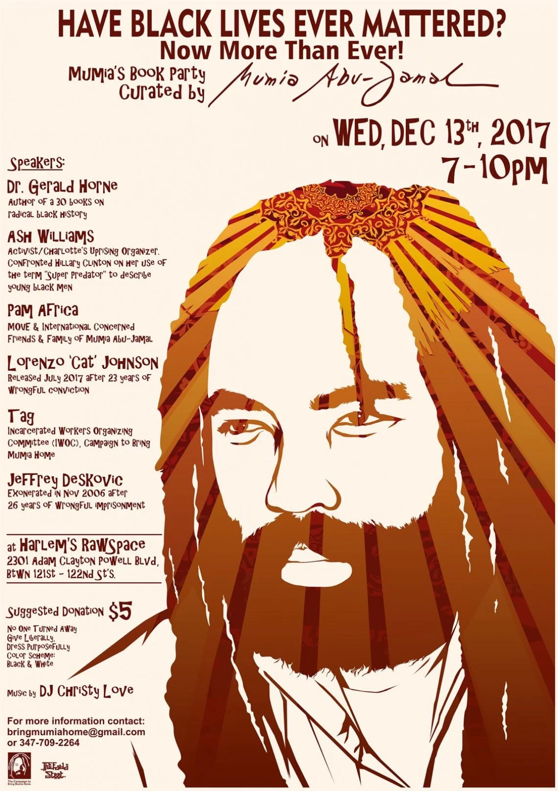 "HAVE BLACK LIVES EVER MATTERED?"  NY BOOK PARTY