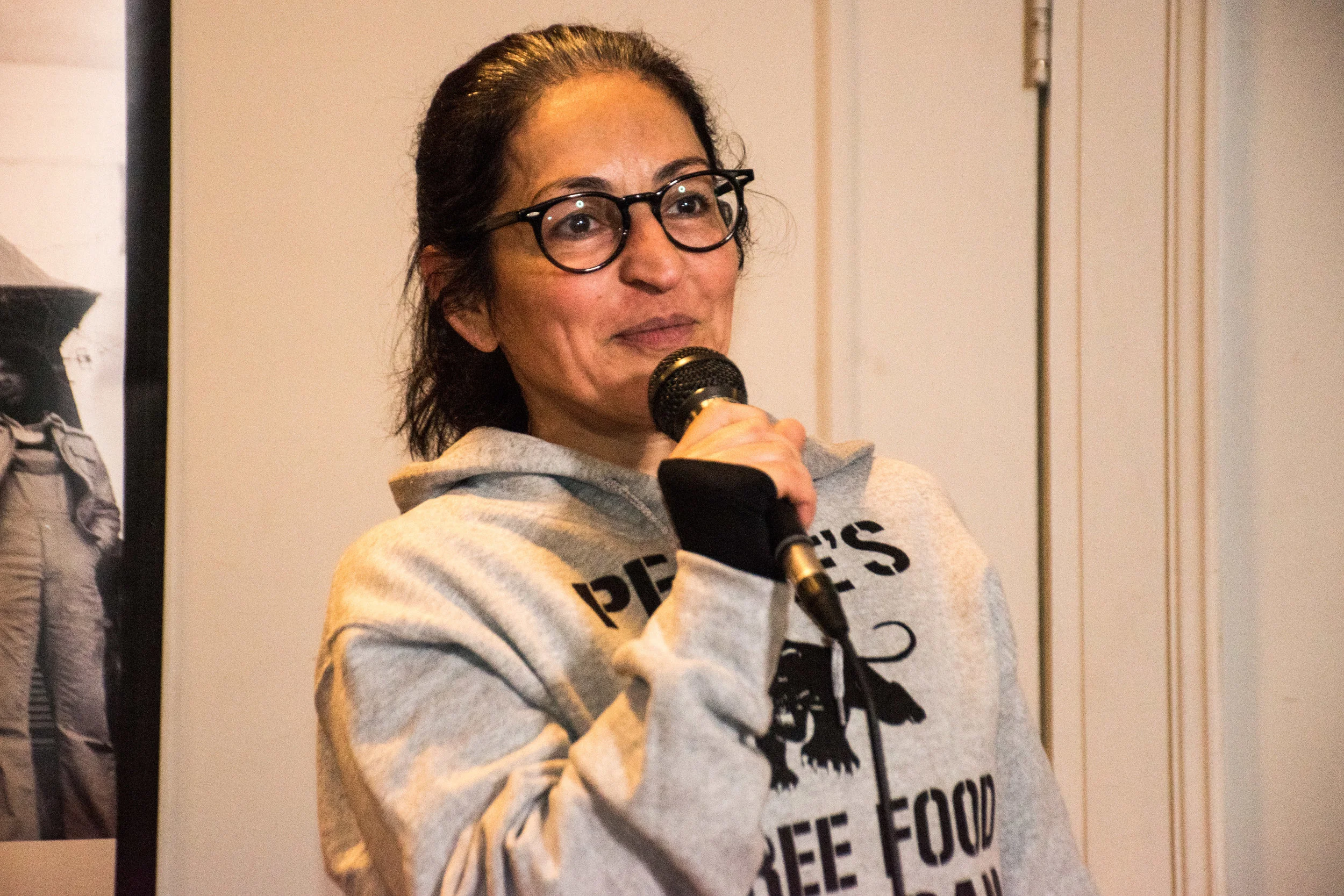 Jan 5 Peoples Constitutional Protest Party for Mumia’s Freedom  Susie Abulhawa expressed solidarity with Mumia from the movement to free Palestine.