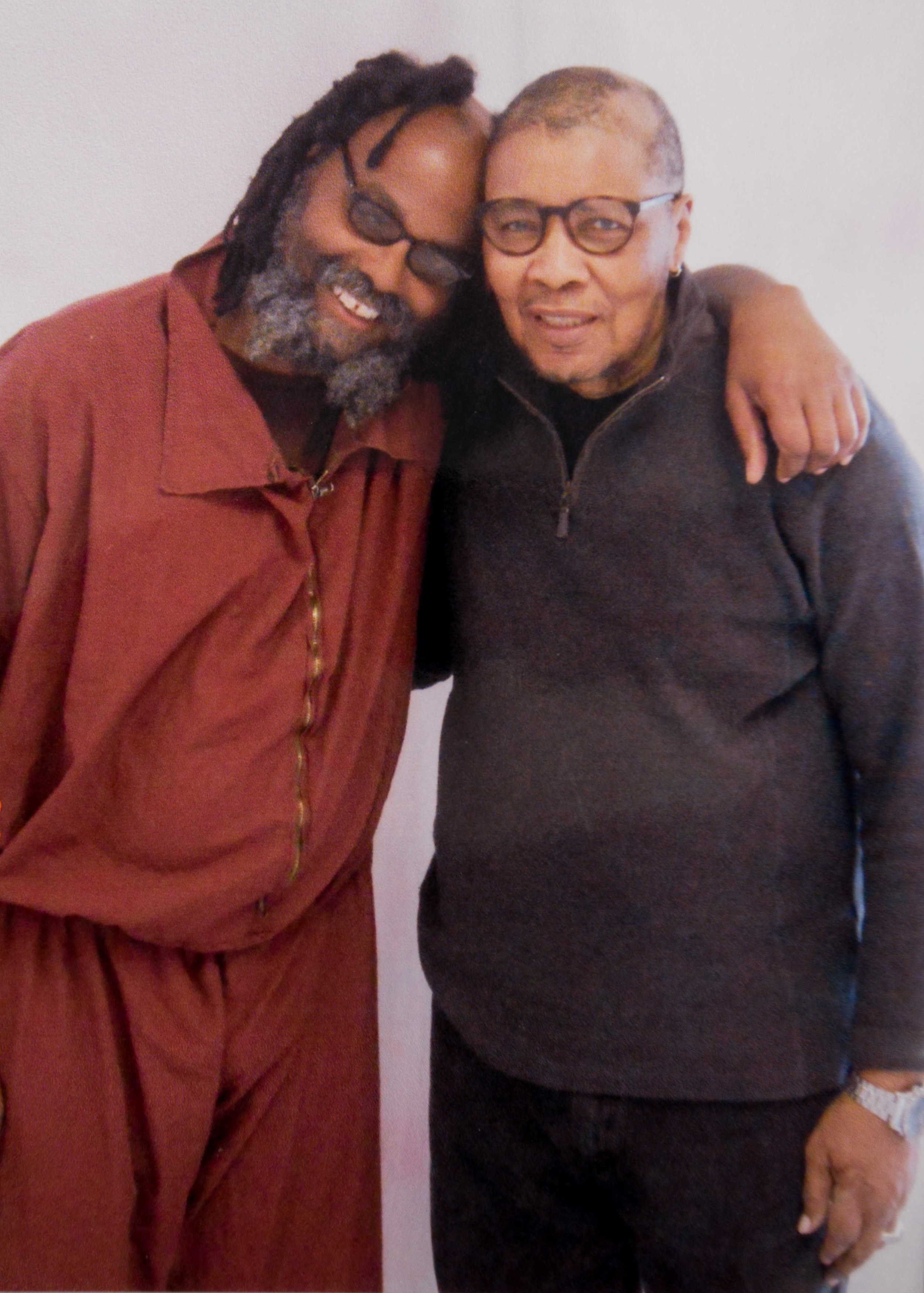 From Left - Mumia Abu-Jamal, his brother Keith Cook