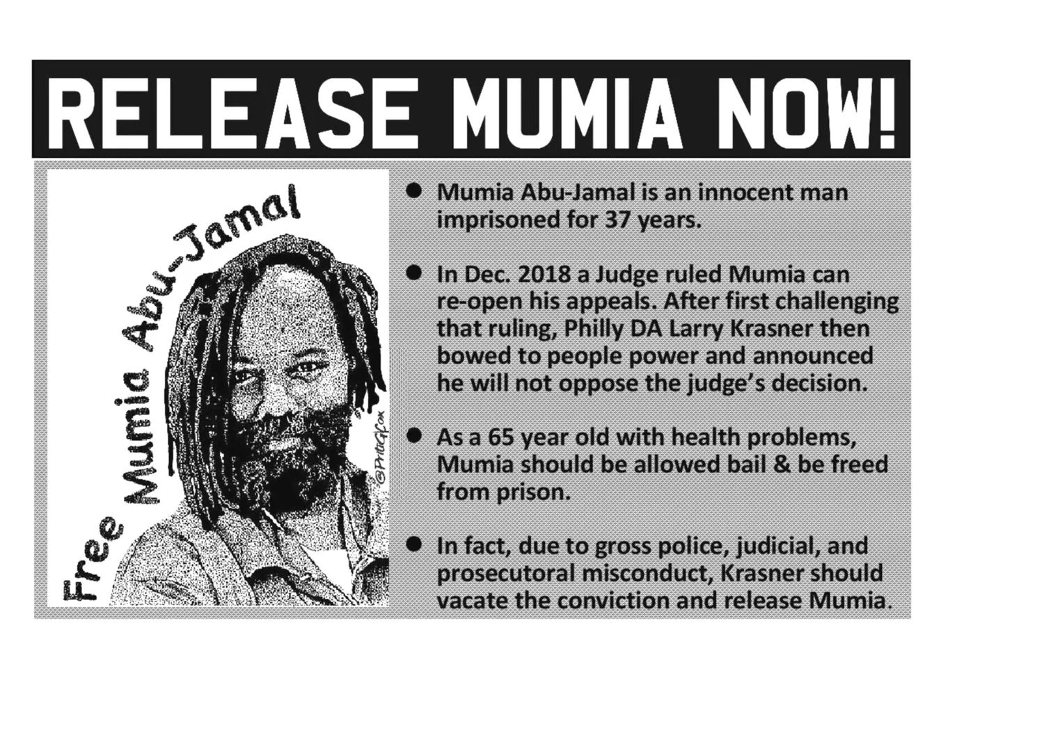 TAKE ACTION — Mobilization 4 Mumia Abu-Jamal