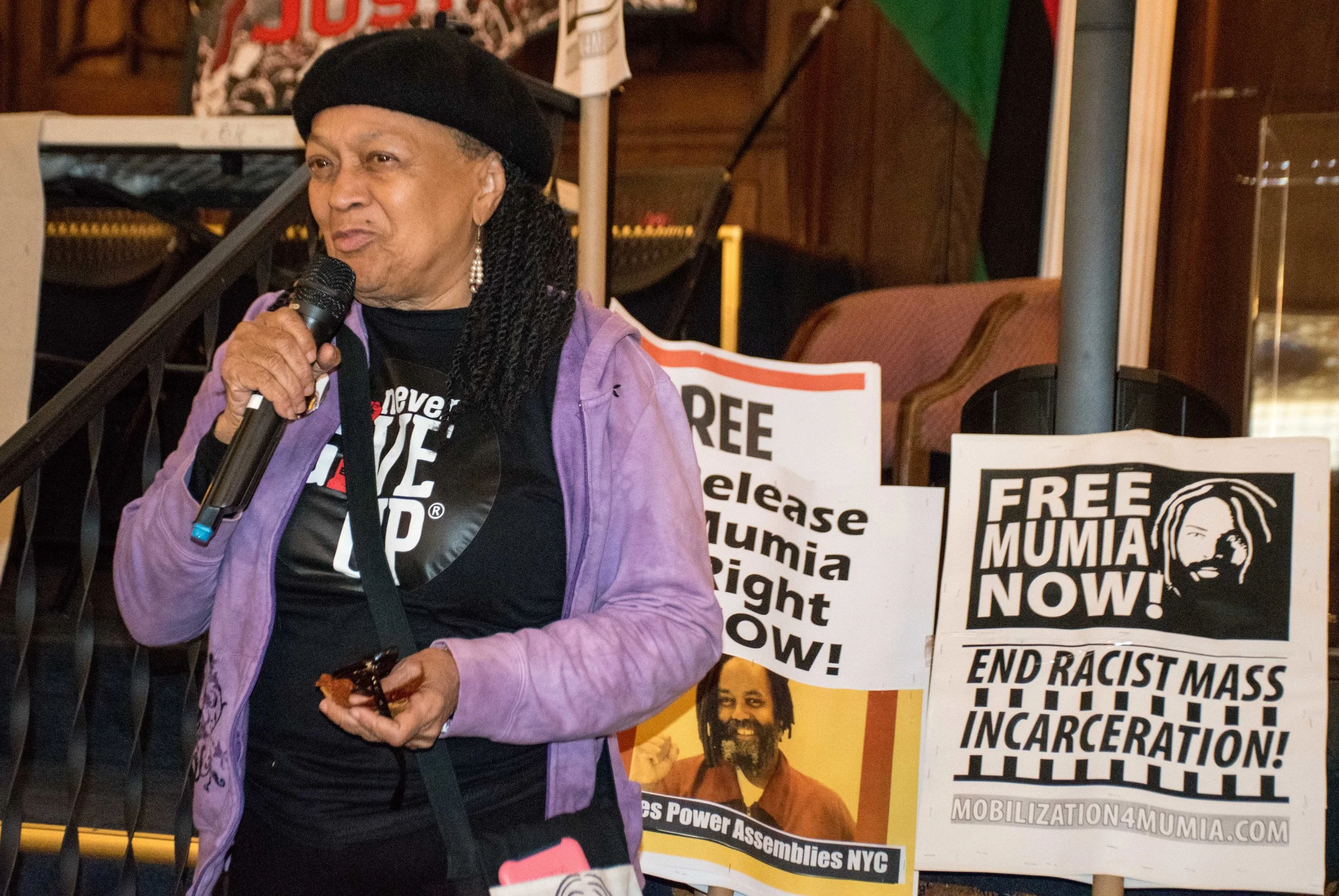 Pam Africa, pril 27  Photo credit - Joe Piette