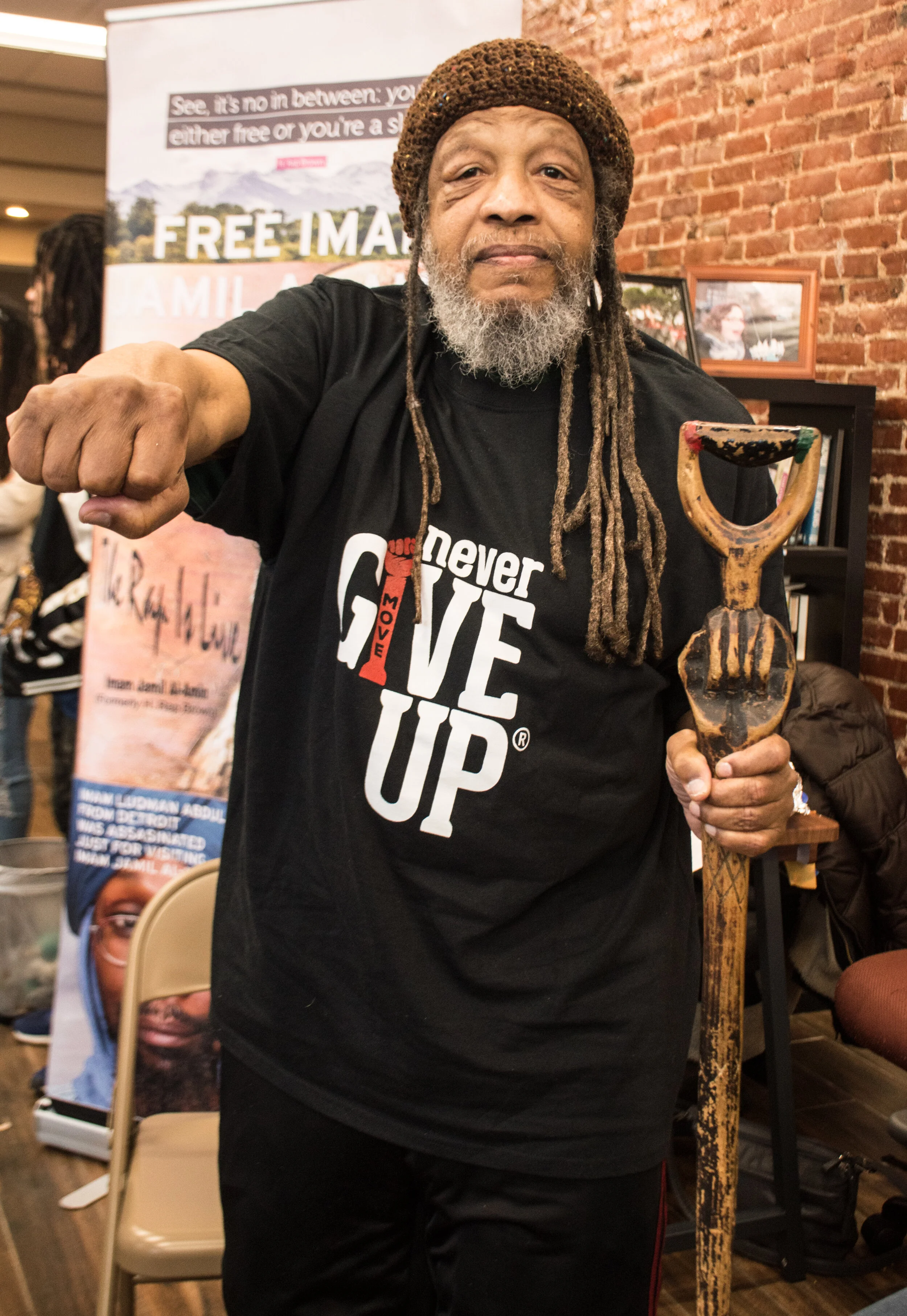 Delbert Africa, hours after being released from SCI Albion Jan 18, 2020.