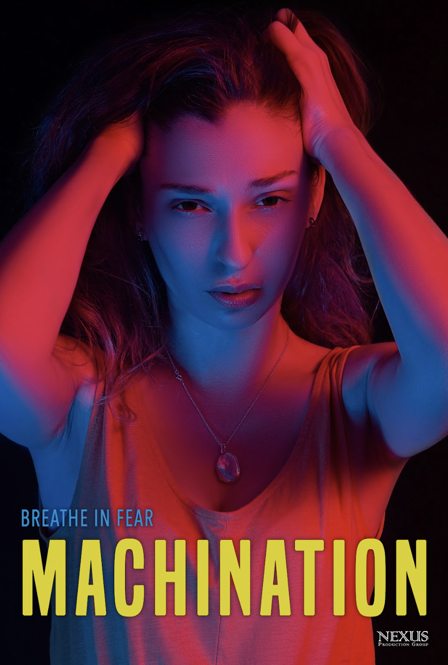 Machination feature film by Nexus Production Group film poster  - Art director, costumes and poster design (photo and edit by Fran Saliva) 