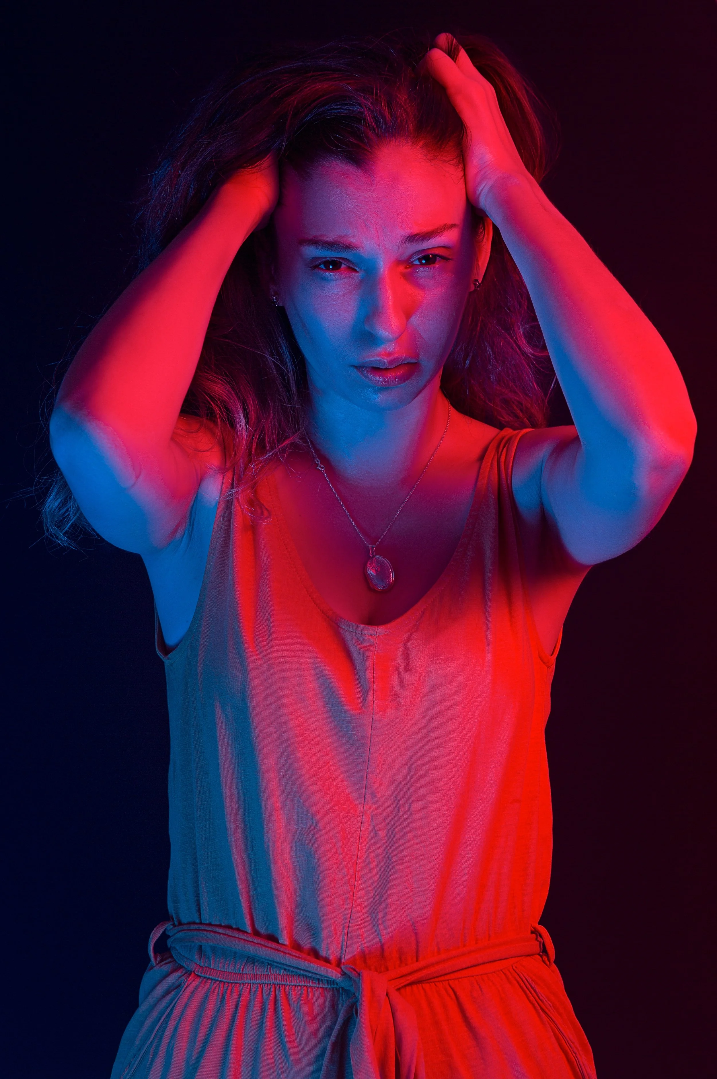 Machination feature film by Nexus Production Group poster photo shoot - Art director and costumes (photo and edit by Fran Saliva) 