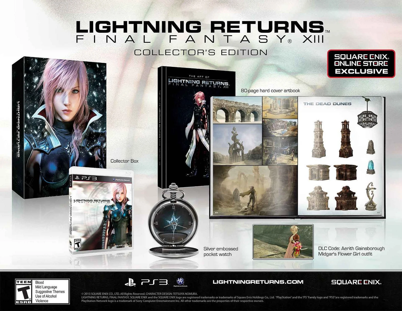   [Collector's Edition - LIGHTNING RETURNS: FINAL FANTASY XIII]   For the dramatic conclusion of the trilogy for the FF13 saga, I produced the first collector's edition for the trilogy set.  Collector's Editions sold out within weeks with help of our