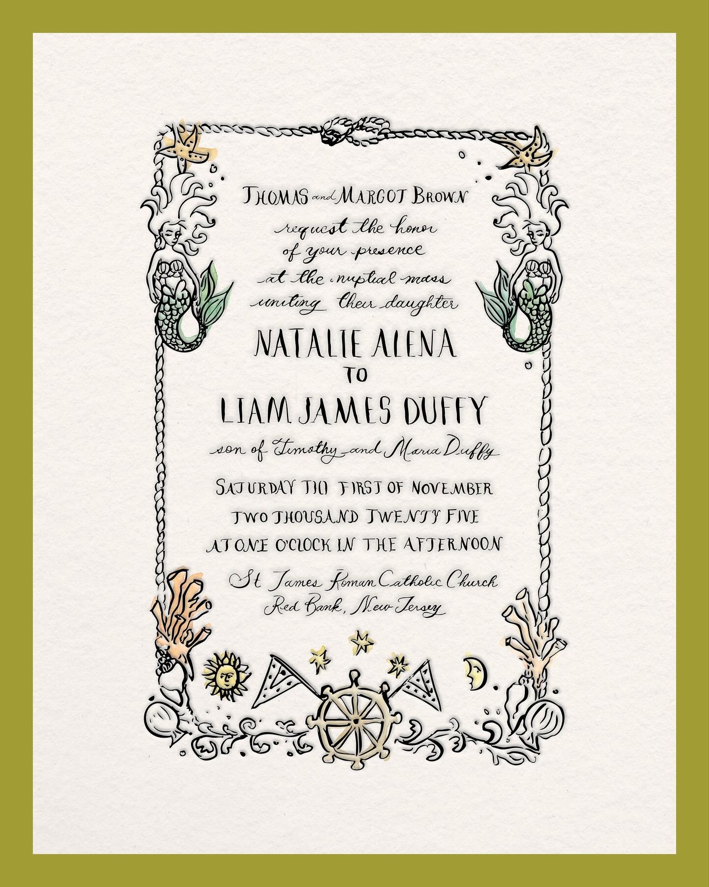 Details from a fall celebration by the sea &mdash; a whimsical blend of vintage illustration, rich autumnal hues, and coastal magic ✨🧜&zwj;♀️