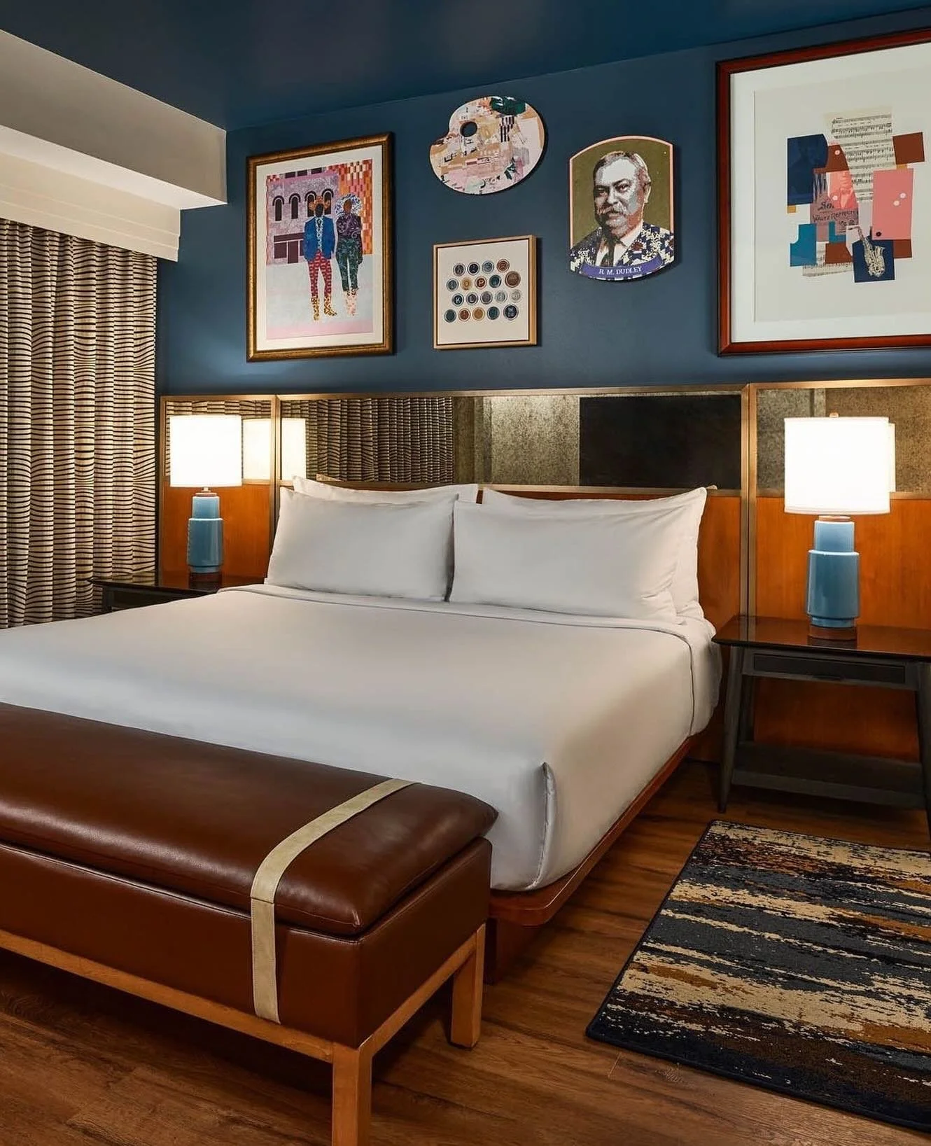 It&rsquo;s all in the details @bankersalleyhotelnashville 
⁠
Carefully curated art, intentional design, and a room that feels more like a gallery than a guest room. ⁠
#yourstorystartshere
@monogramatbbgm
