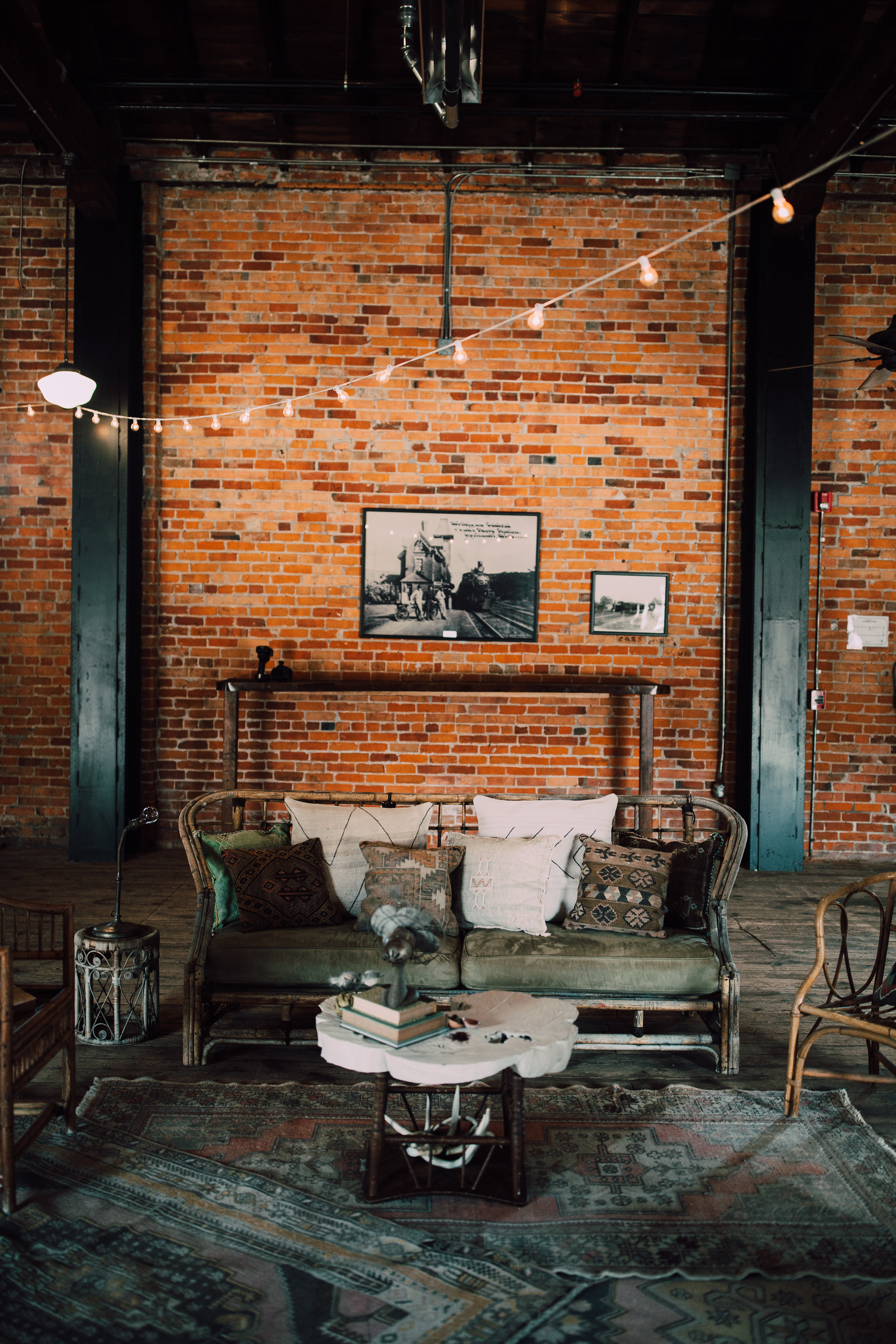 rug by The Good Rug, vintage rentals from Gigi & LaClede