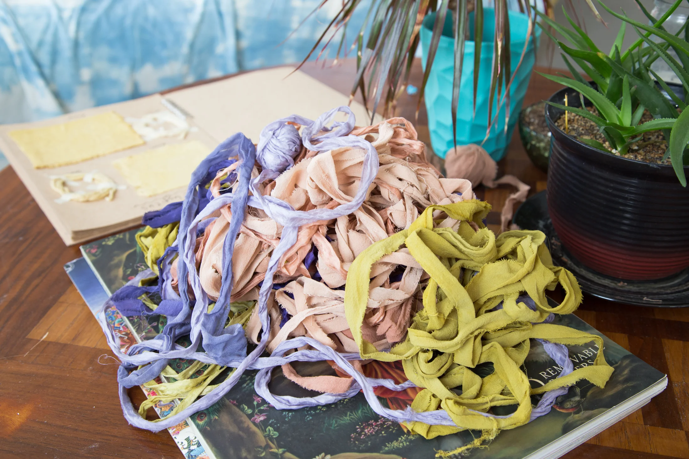 ribbons that need to be pressed and spooled!