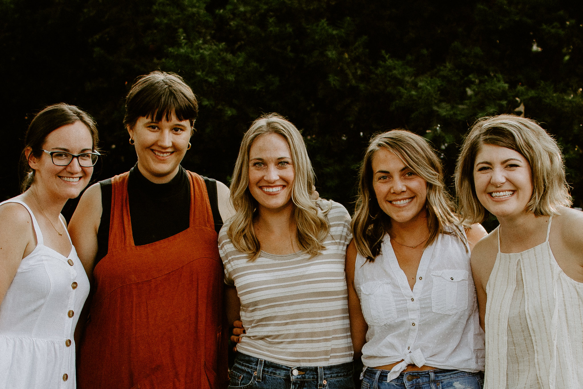 From left to right: Liz of LPF Blooms, Meghan (me) of Rosemarine Textiles, the ladies of Yours by Design Events, and Tyler Carrothers of Lively Heart Photography