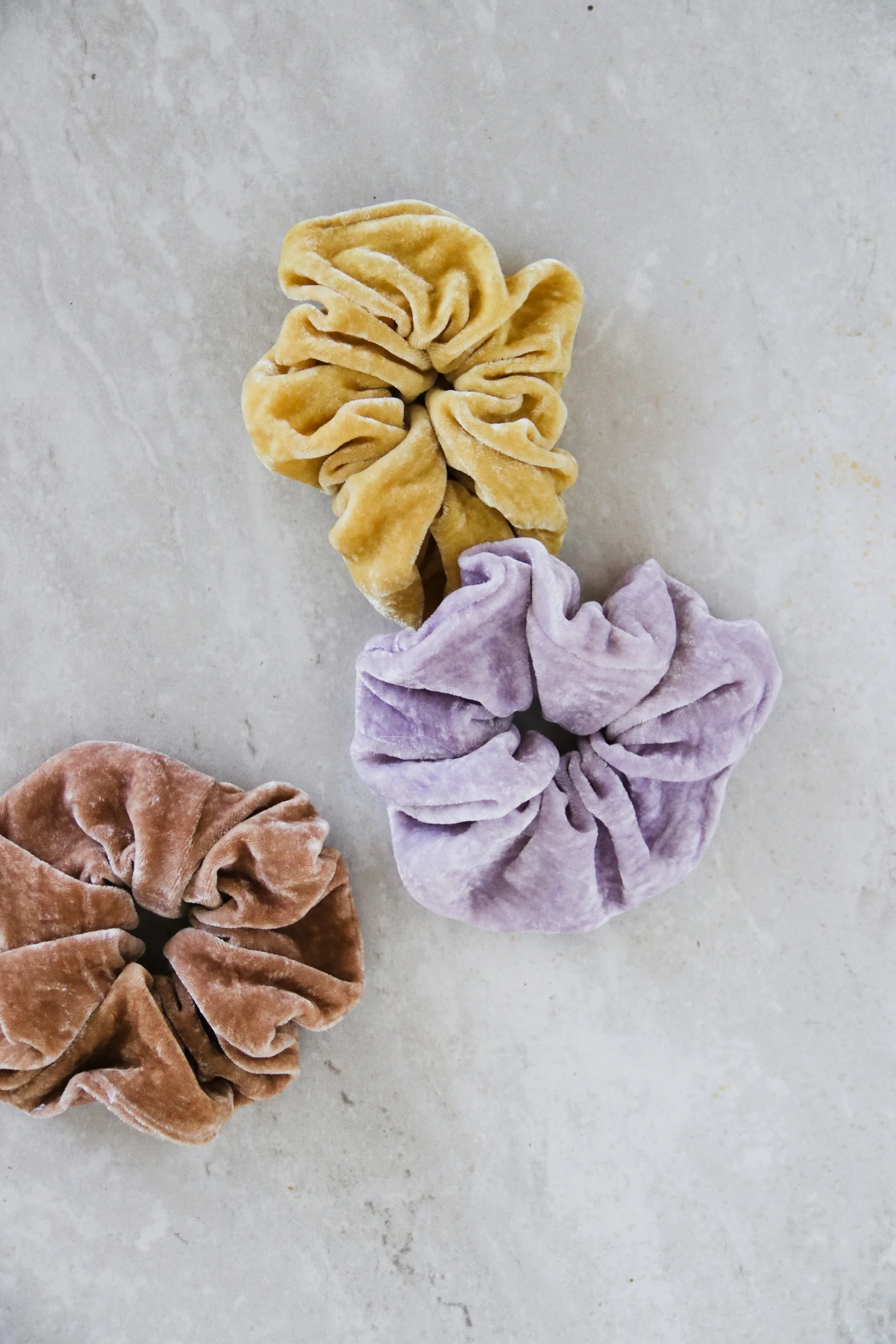 tan-yellow-lavender-velvet-scrunchies.jpg