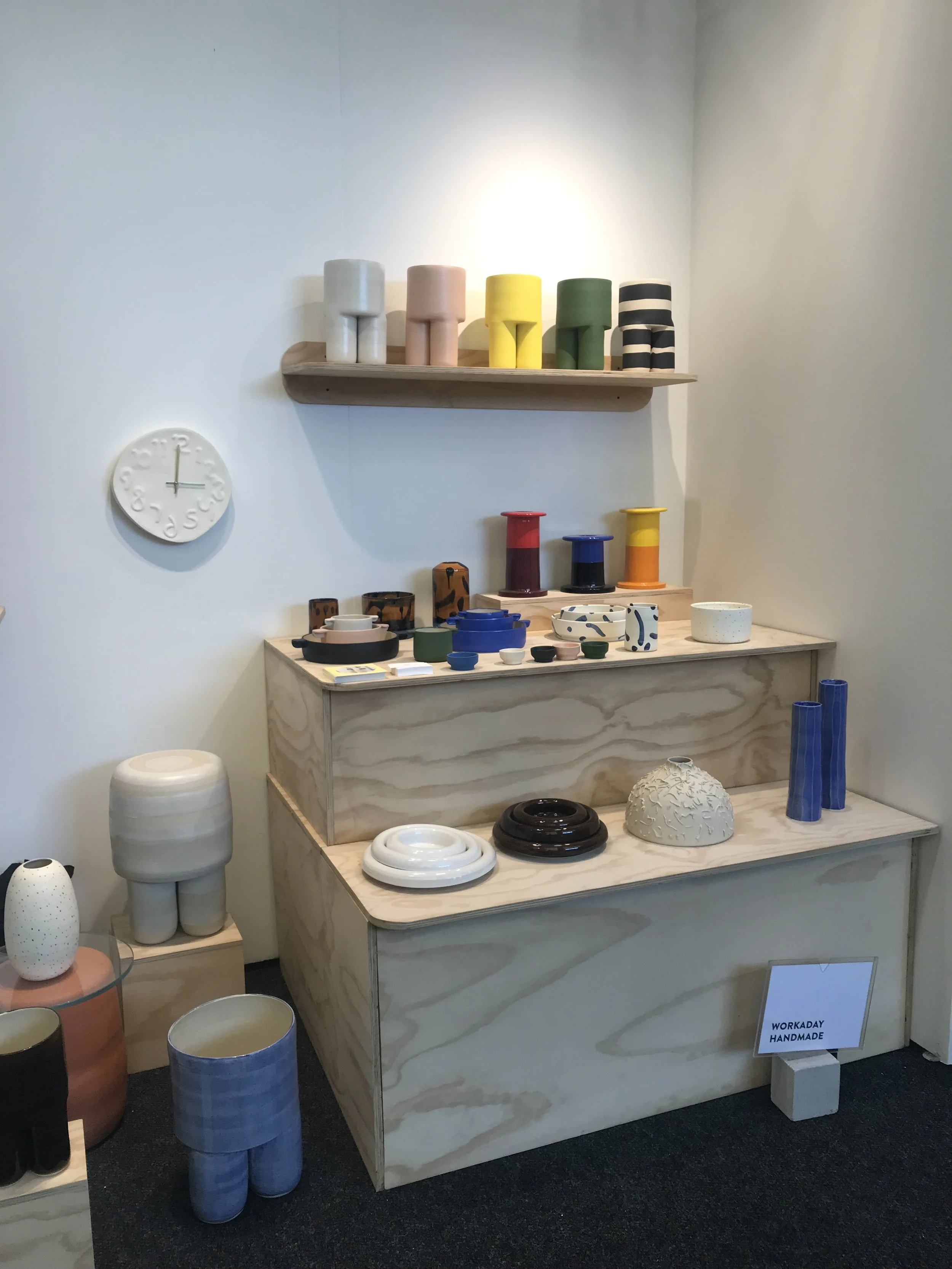 One of my favorite booths at the show, Workaday Handmade Ceramics . So cute!