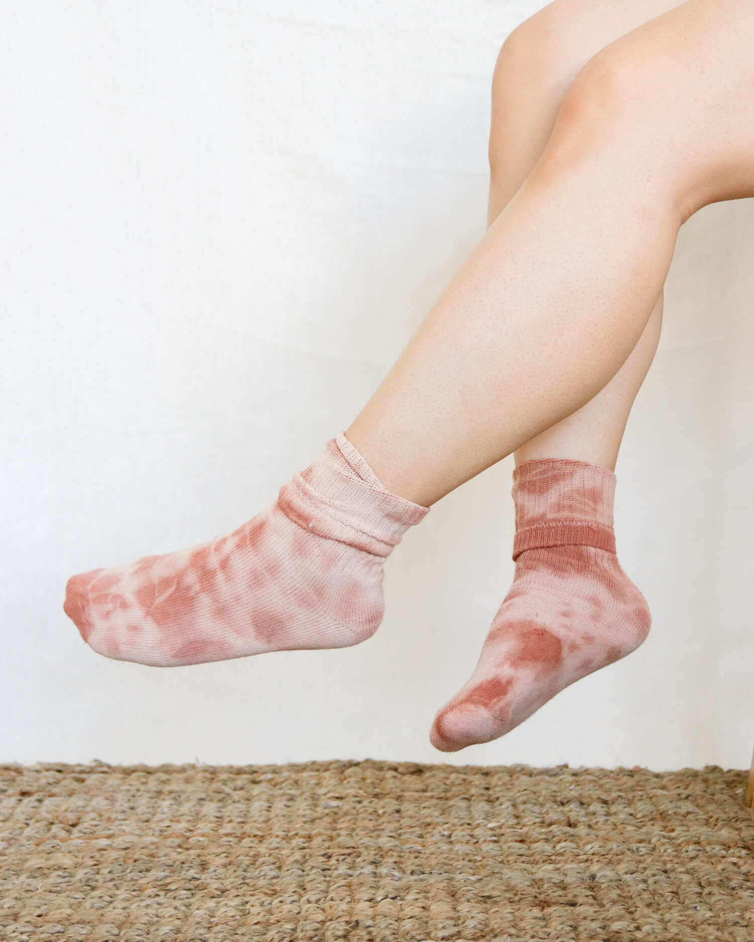electrode disgusting Discourage Terracotta Tie Dye Organic Cotton Plant Dyed Socks | Rosemarine Textiles