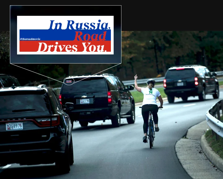 THE ROAD MOVIE - Four Sticker Pack