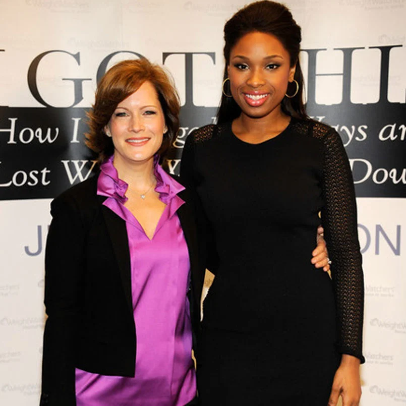 Liz with Jennifer Hudson