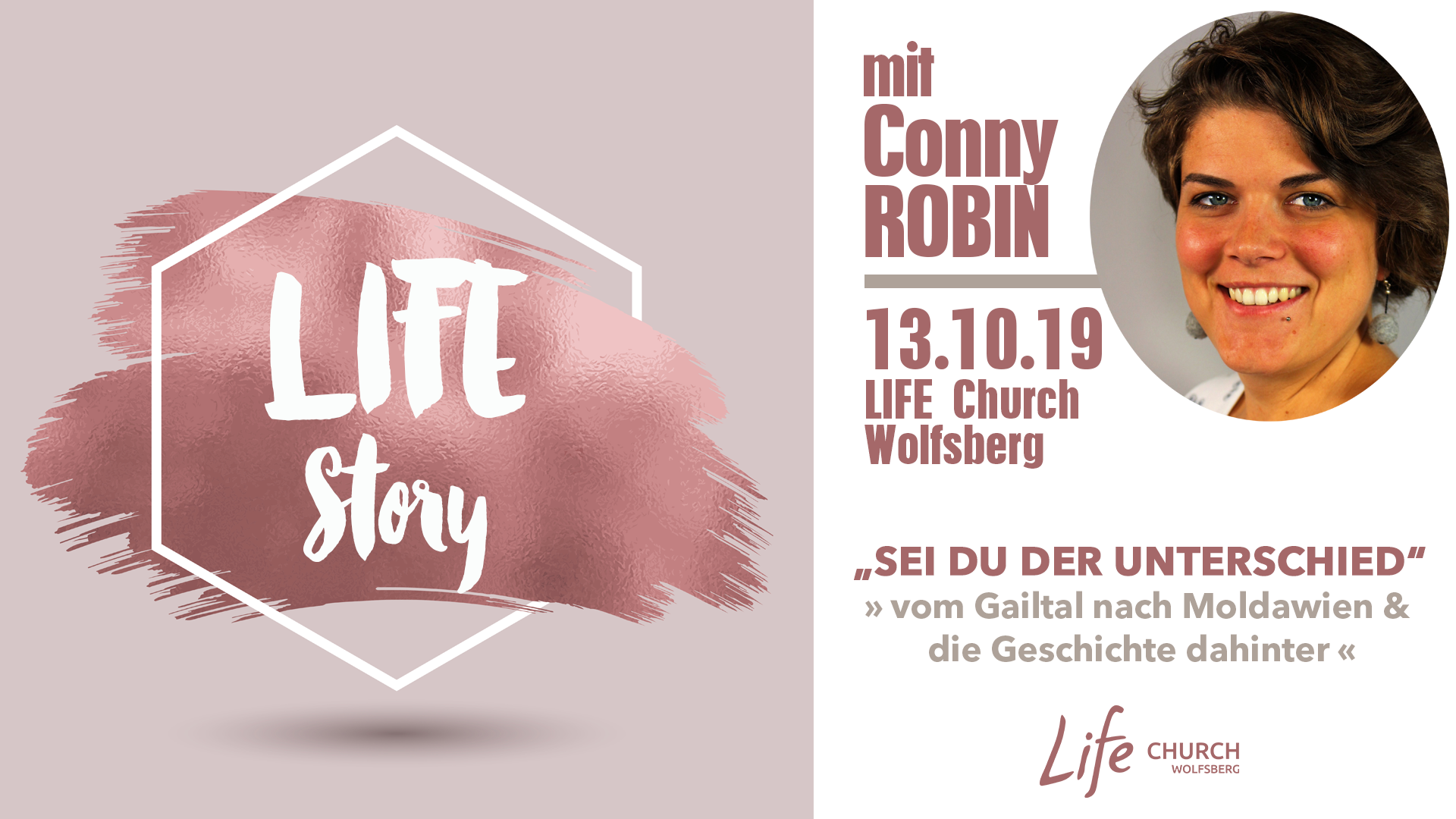 Gottesdienst LIFE Story mit Conny Robin