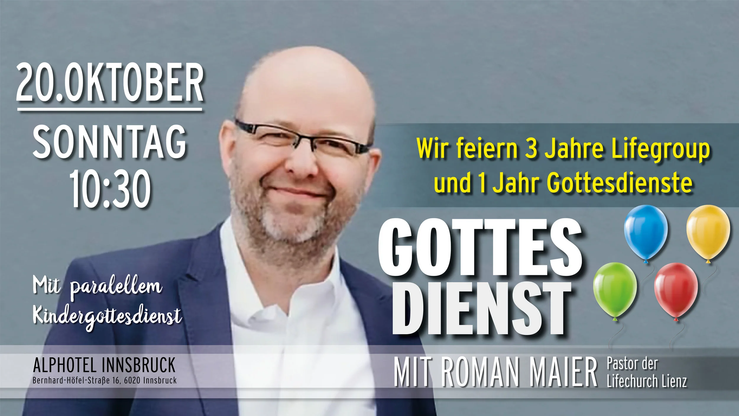 Gottesdienst mit Roman Maier