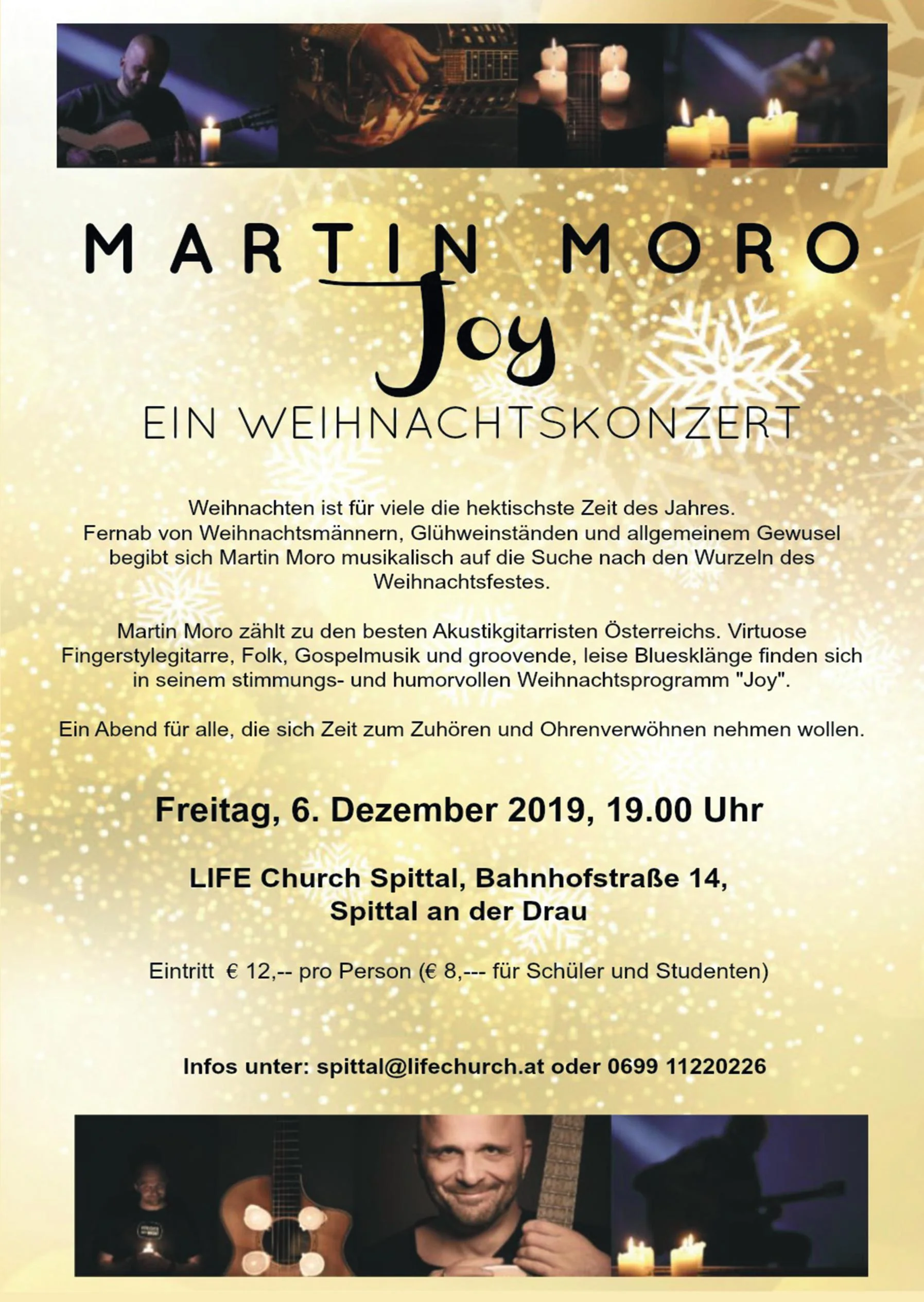 Weihnachtskonzert Martin Moro