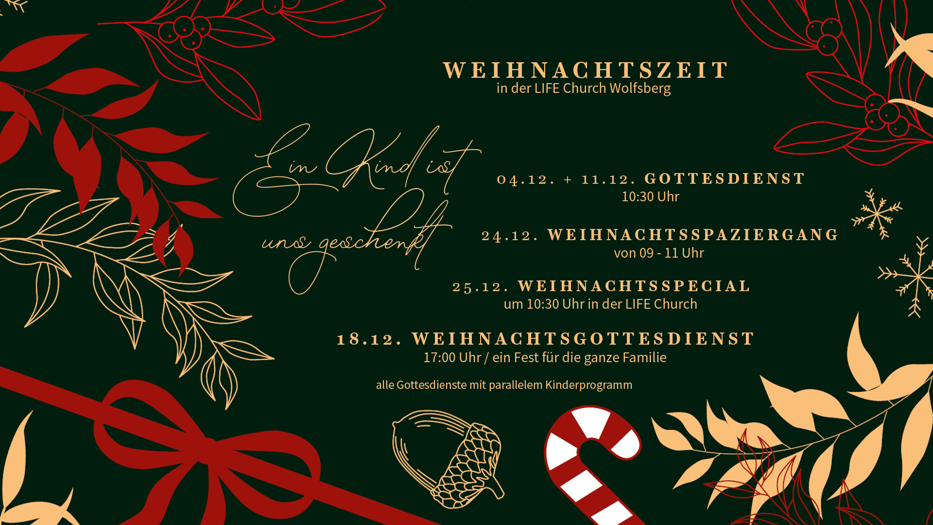 Weihnachtlicher Gottesdienst