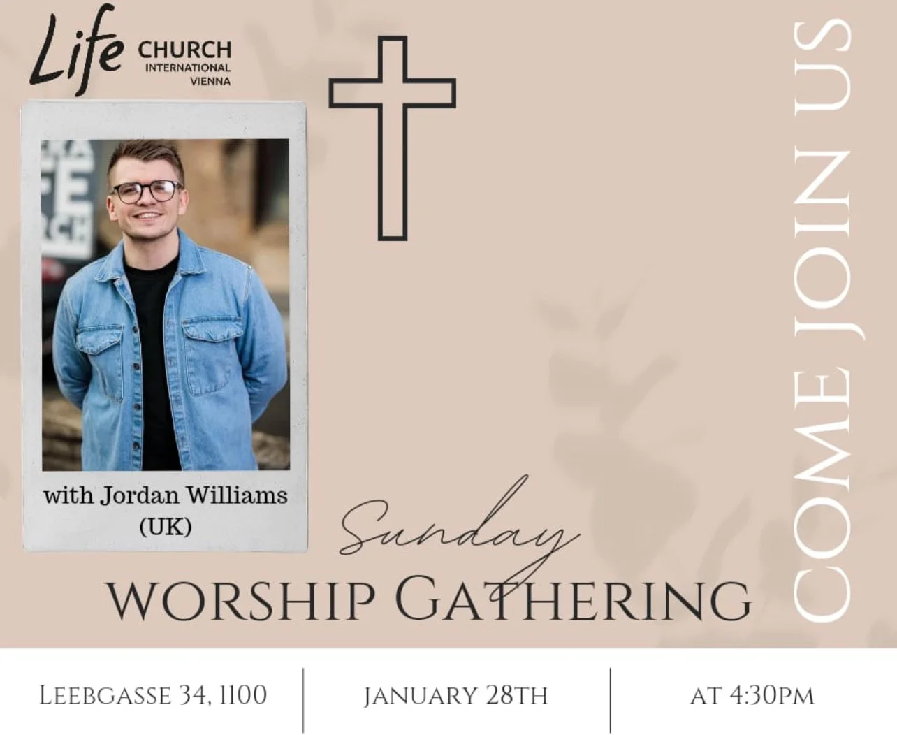 Worship Gathering with Jordan Williams