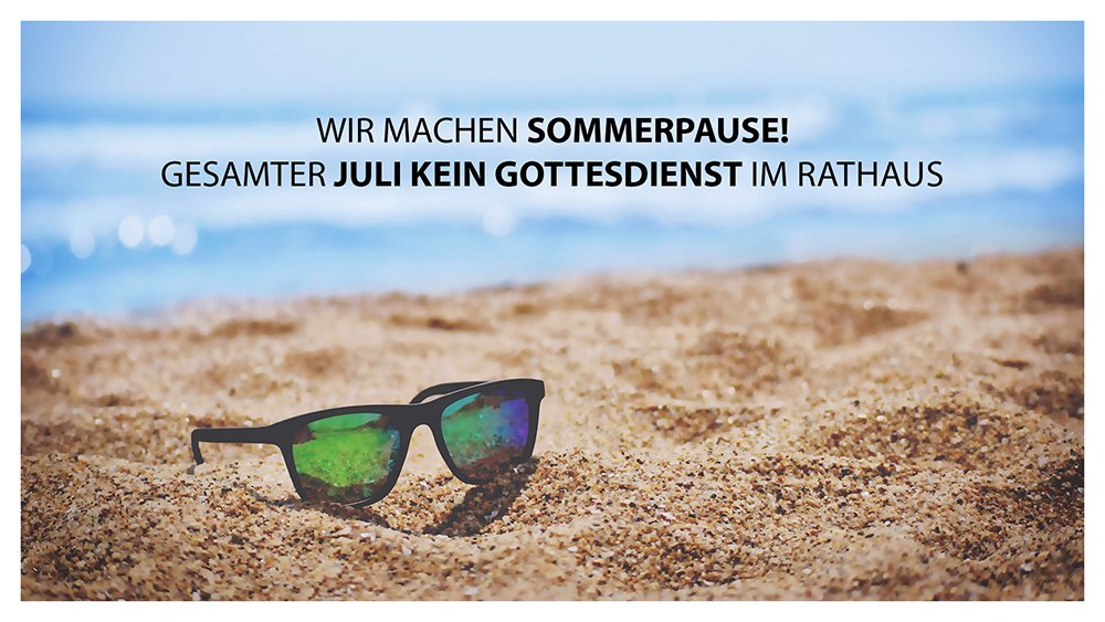 Sommerpause