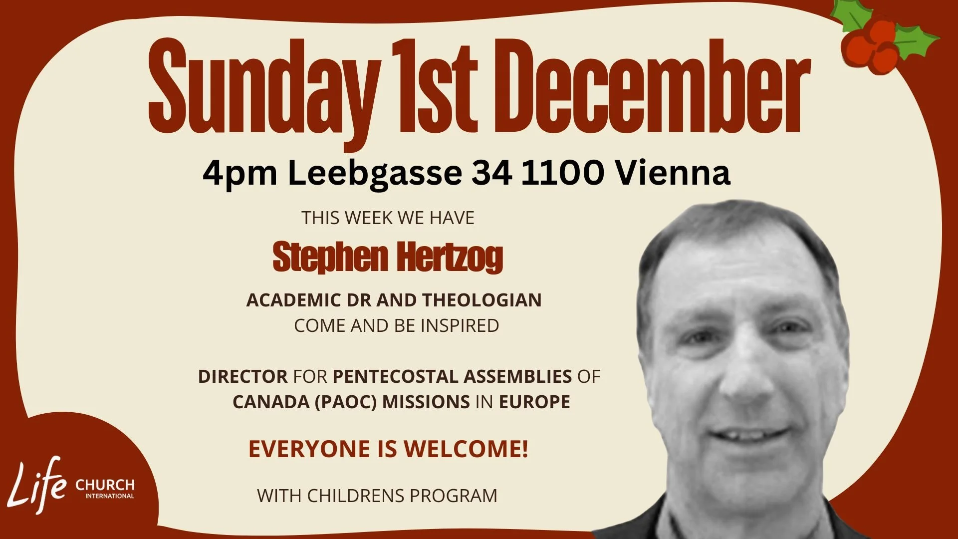 Sunday Service with Stephen Hertzog 
