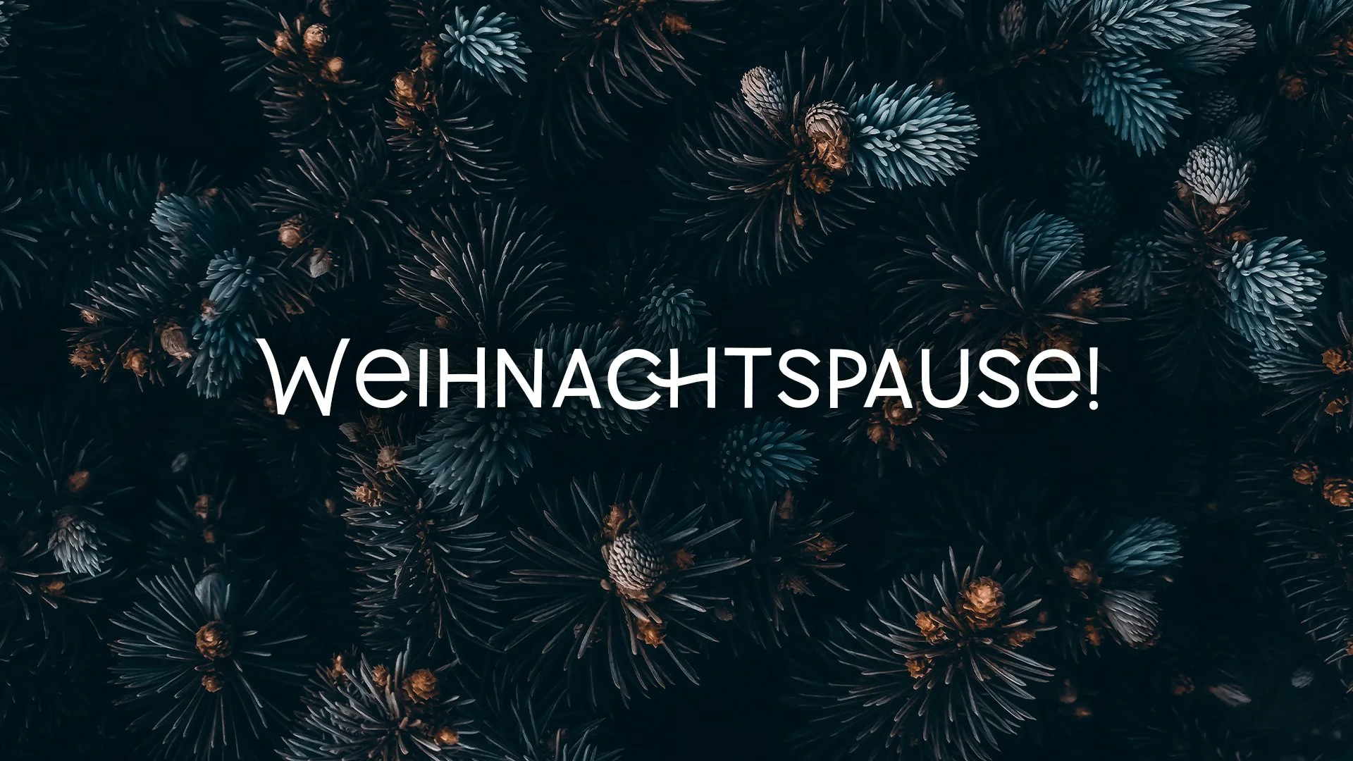 Weihnachtspause!