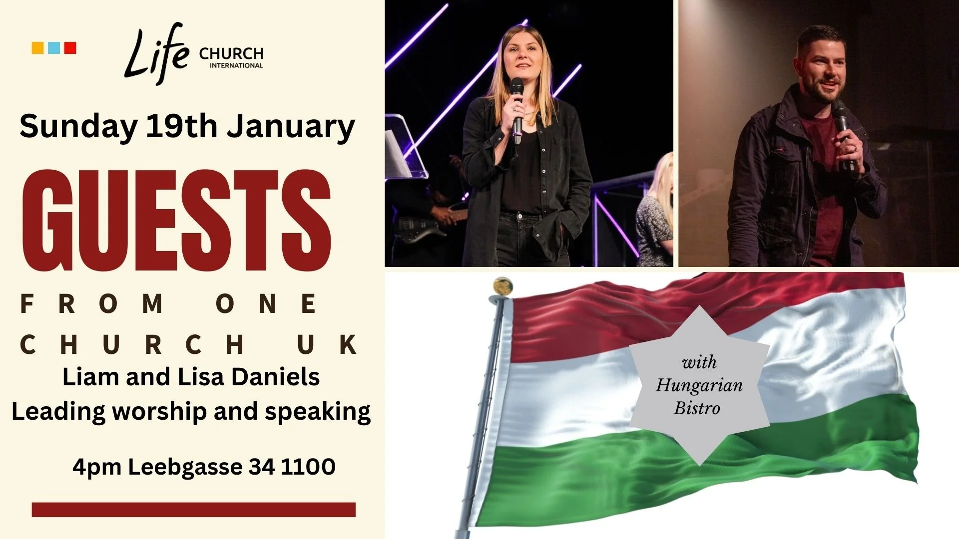 Sunday Service with Liam and Lisa Daniels 