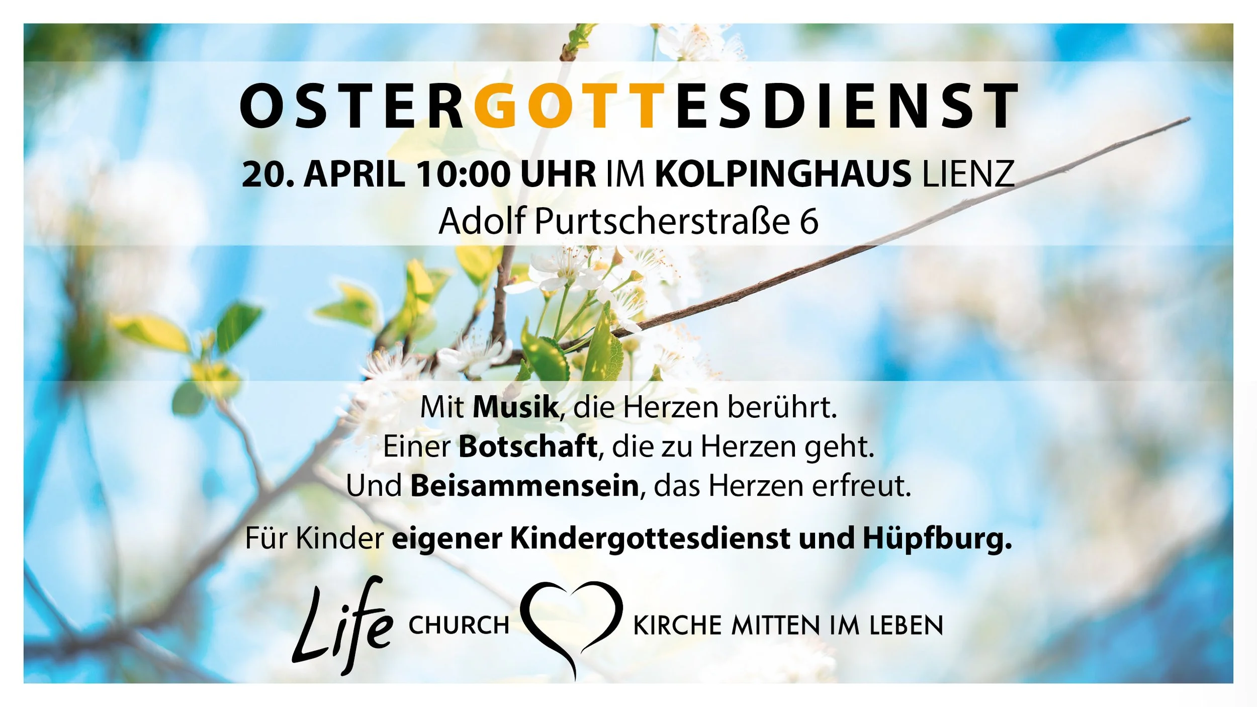 Gottesdienst: Einladung zum Ostergottesdienst