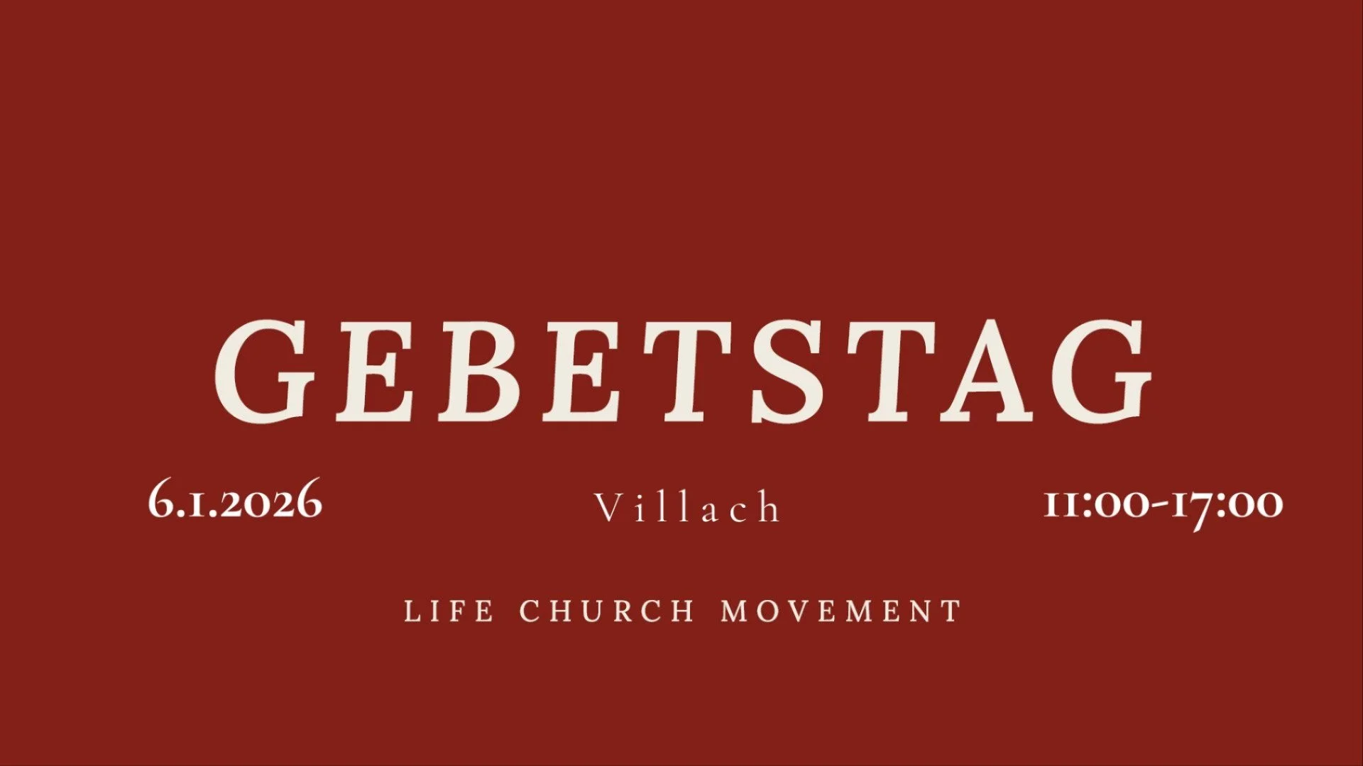 LIFEChurch Gebetstag