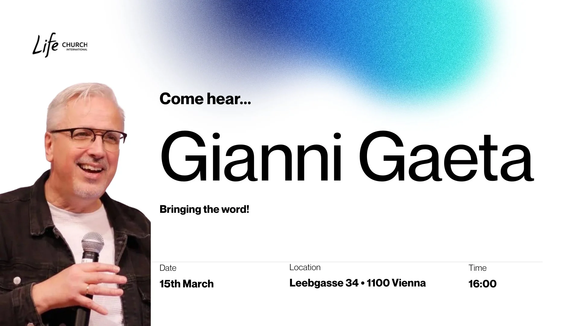 Sunday Service with Gianni Gaeta