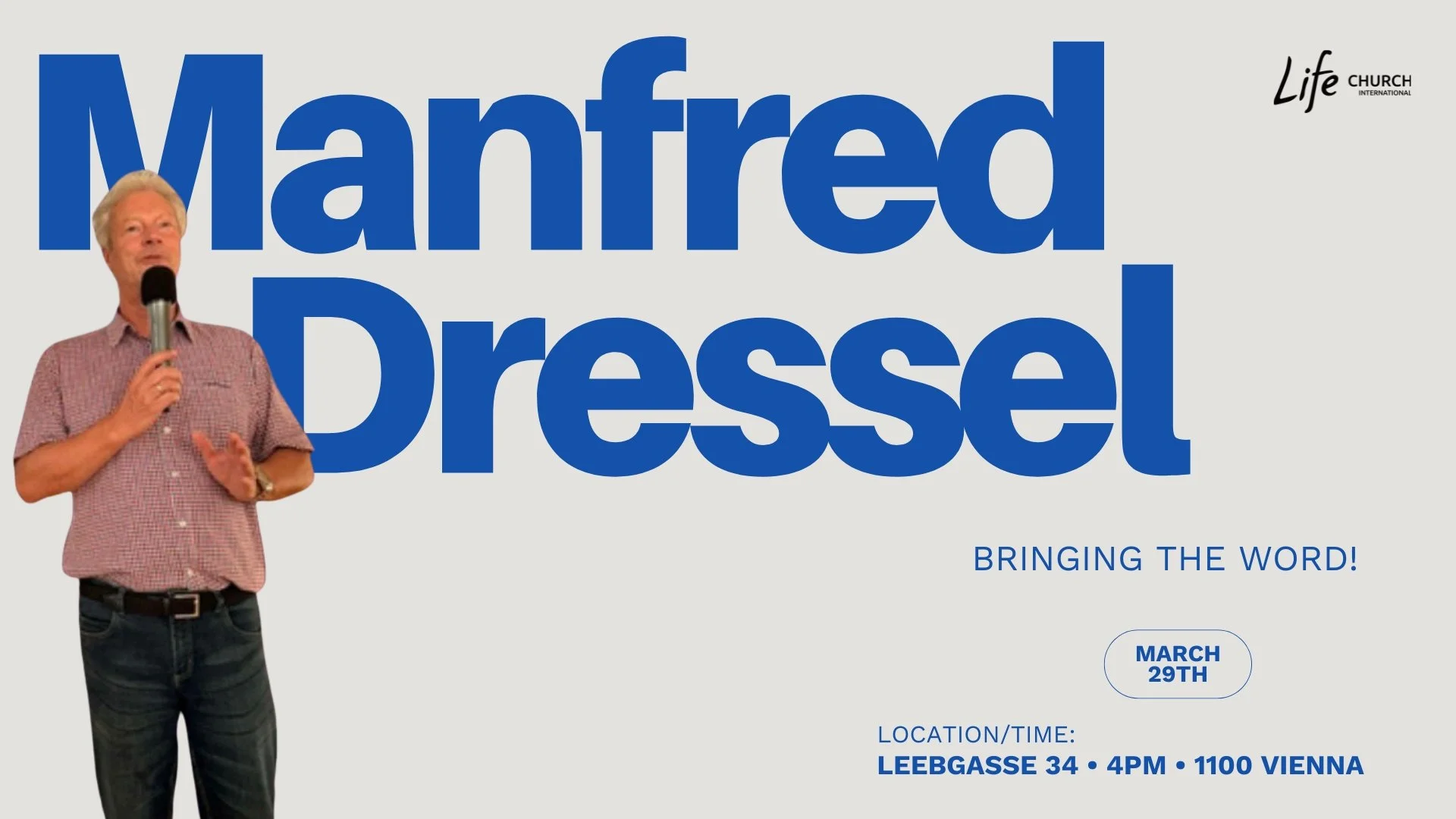 Sunday Service with Manfred