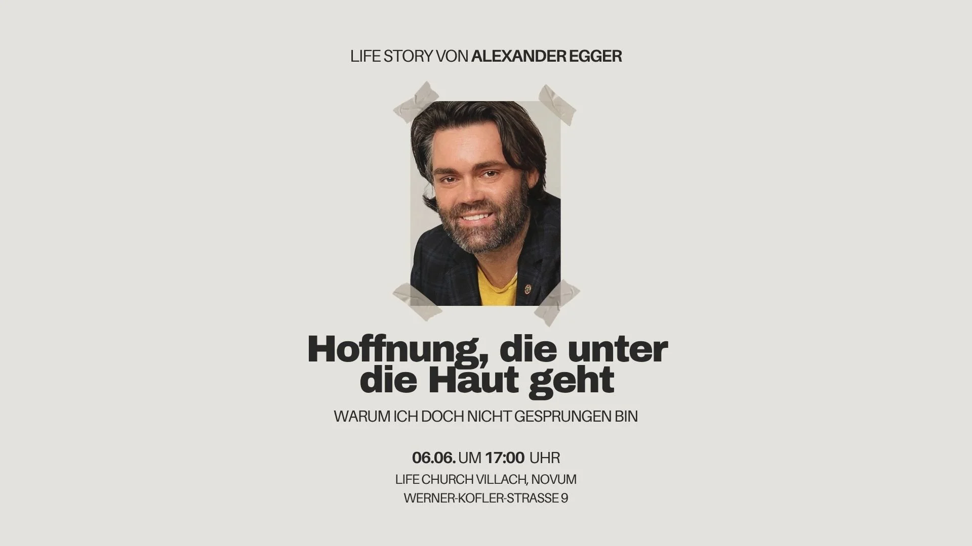  Gottesdienst der LIFE Church Villach mit Alexander Egger
