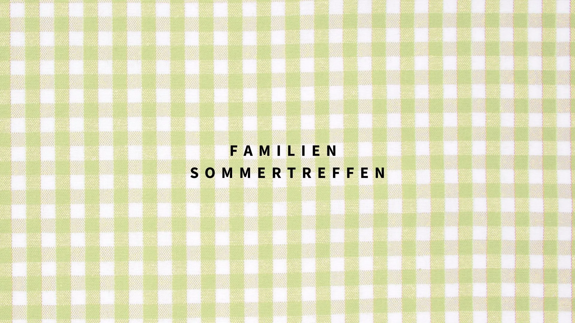 Sommertreffen: Familien mit kleineren Kindern