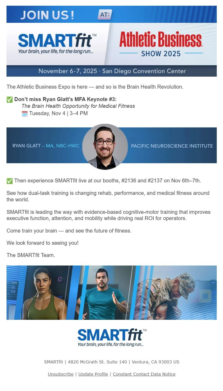 EMAIL - Athletic Business Tradeshow