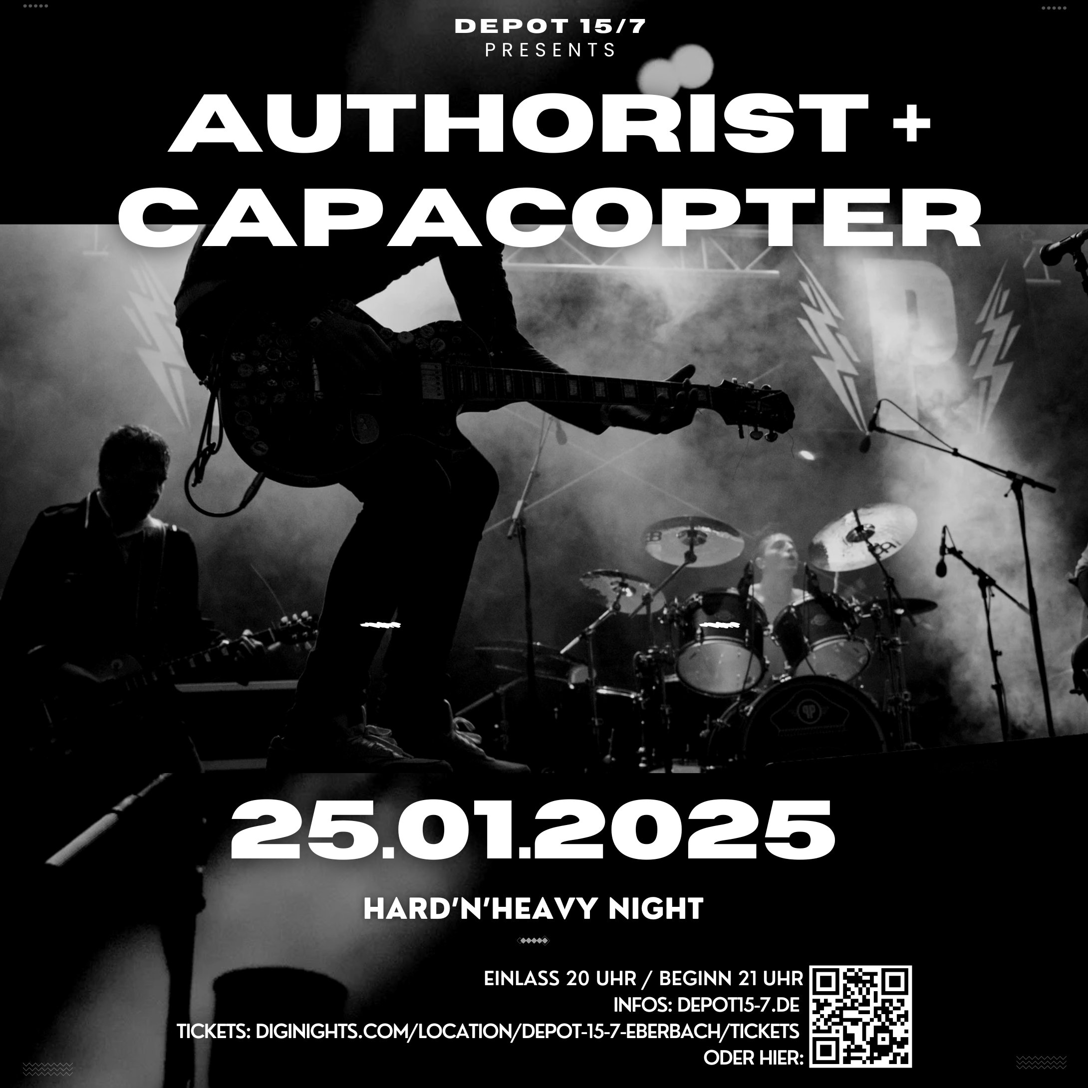 HARD'N'HEAVY | LIVE | AUTHORIST + CAPACOPTER | DEPOT 15/7
