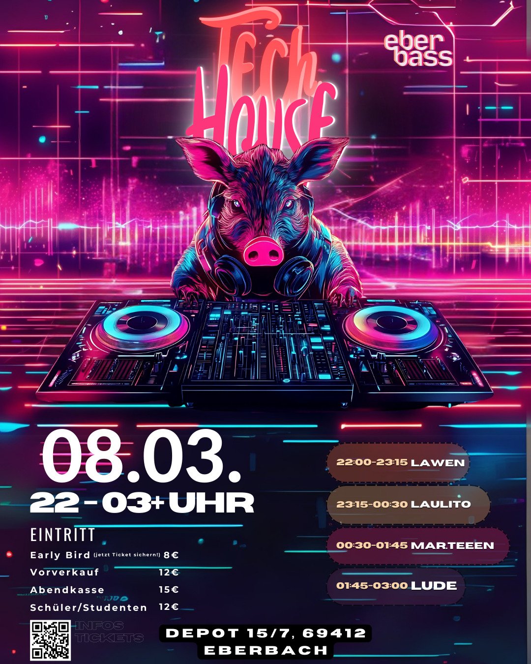 EBERBASS | DJ NIGHT | HOUSE/TECH HOUSE | DEPOT 15/7