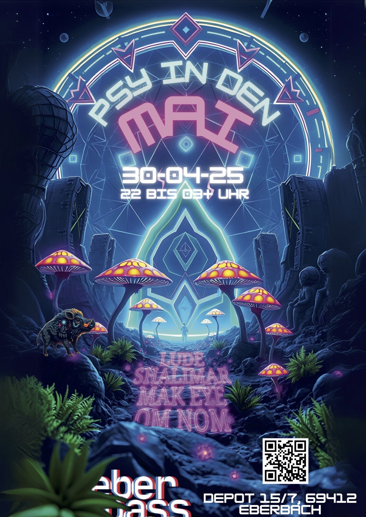 EBERBASS | DJ NIGHT | PSY-TRANCE/GOA | DEPOT 15/7
